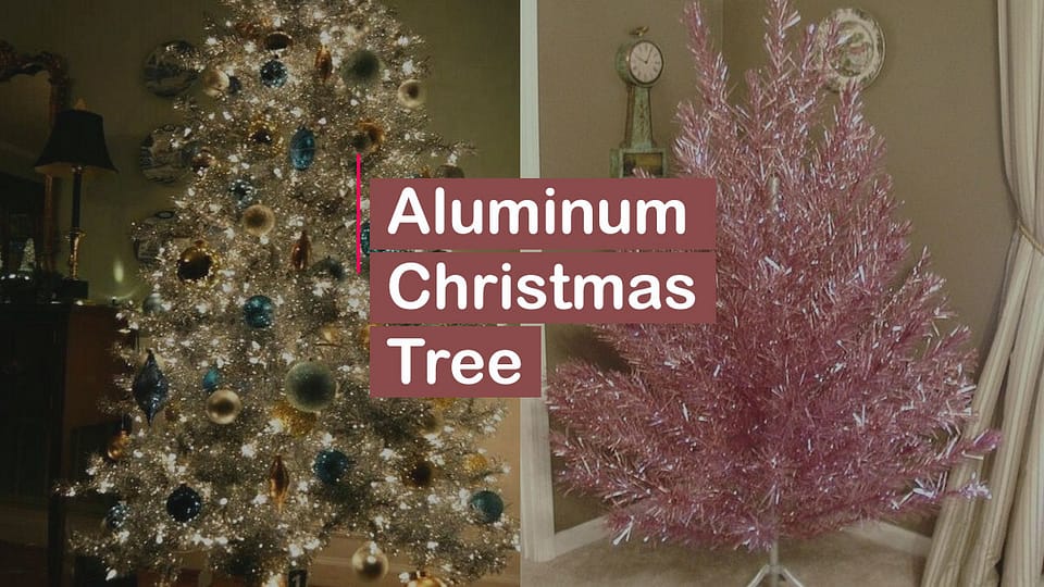 Aluminum outlet christmas tree